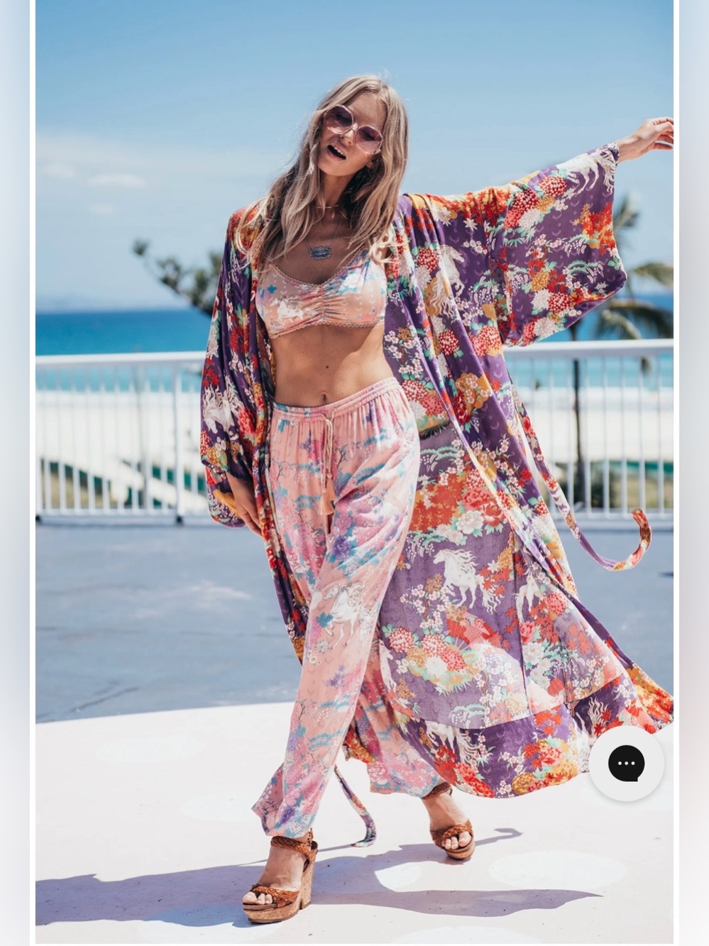 Spell & the Gypsy Wild Horses Pants Blush L Hemmed PLEASE READ